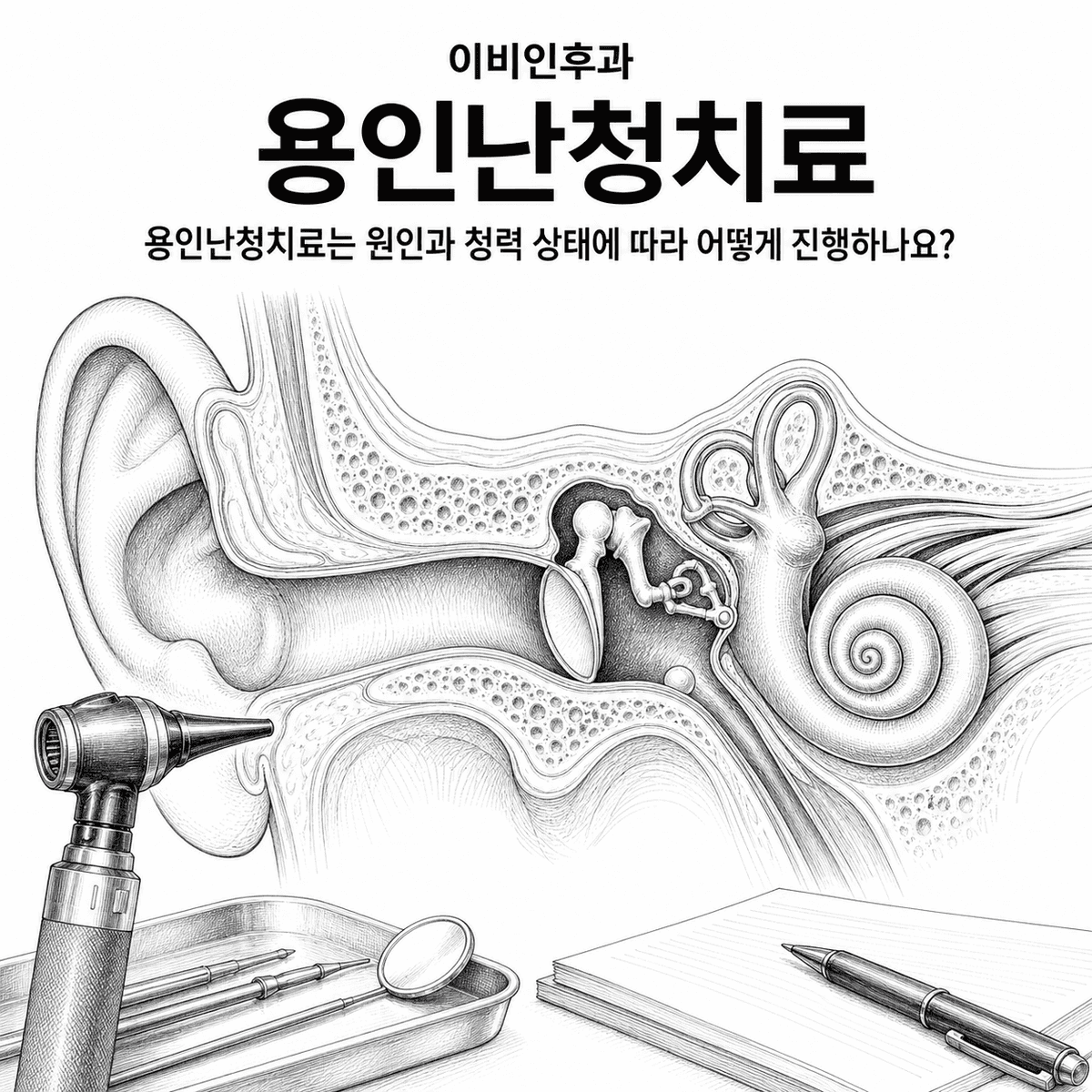 용인난청치료, 보청기만 맞추면 끝일까요?