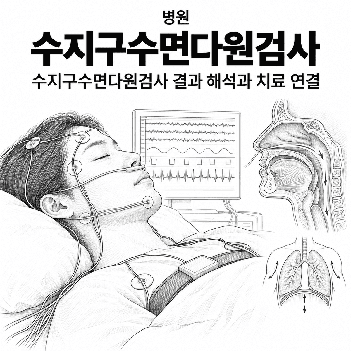 수지구수면다원검사 결과 해석과 치료 연결, 수치만 보면 충분할까요?