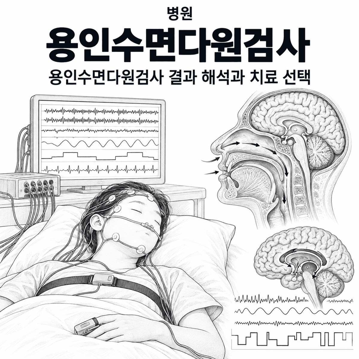 용인수면다원검사 결과 해석과 치료 선택, AHI만 보면 충분할까요?