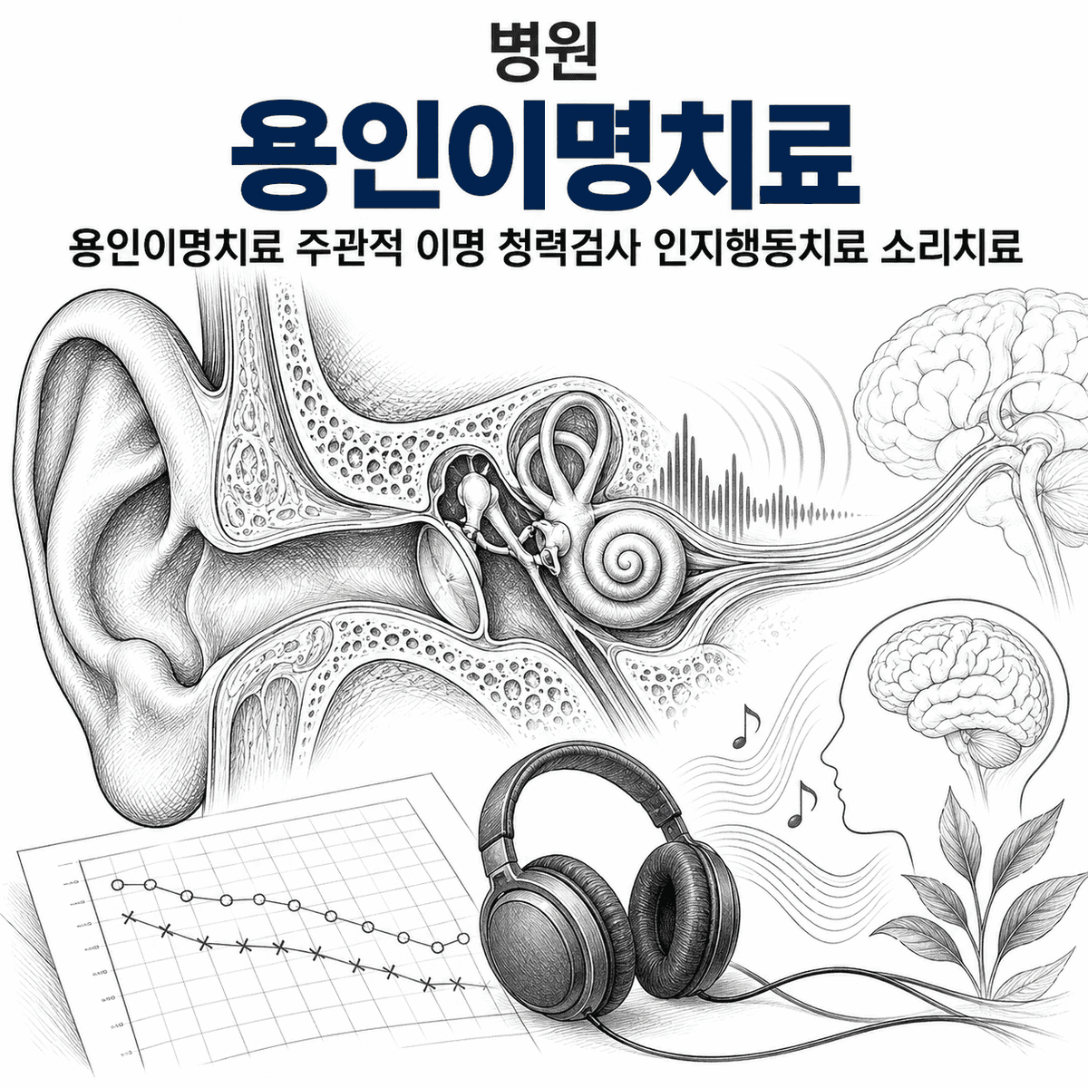 용인이명치료 주관적 이명 청력검사 인지행동치료 소리치료, 무엇부터 확인할까요?